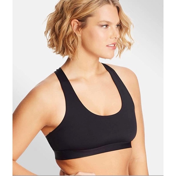 Maidenform black Sporty Racerback wireless Sports Bra - Picture 2 of 9
